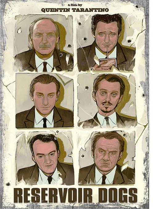 Reservoir Dogs Rezervuar Köpekleri Modern Mdf Tablo 35Cm X50Cm
