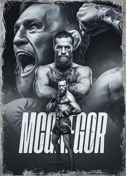 Conor Mcgregor Ufc Modern Mdf Tablo 35Cm X50Cm