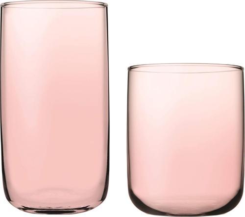 iconic su bardak 12 li su meşrubat bardağı pembe 2 boy