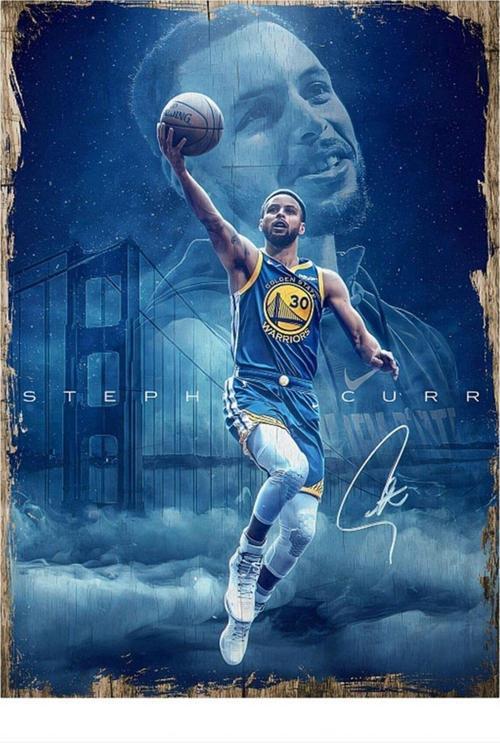 Stephen Curry Art Mdf Tablo 50Cmx 70Cm