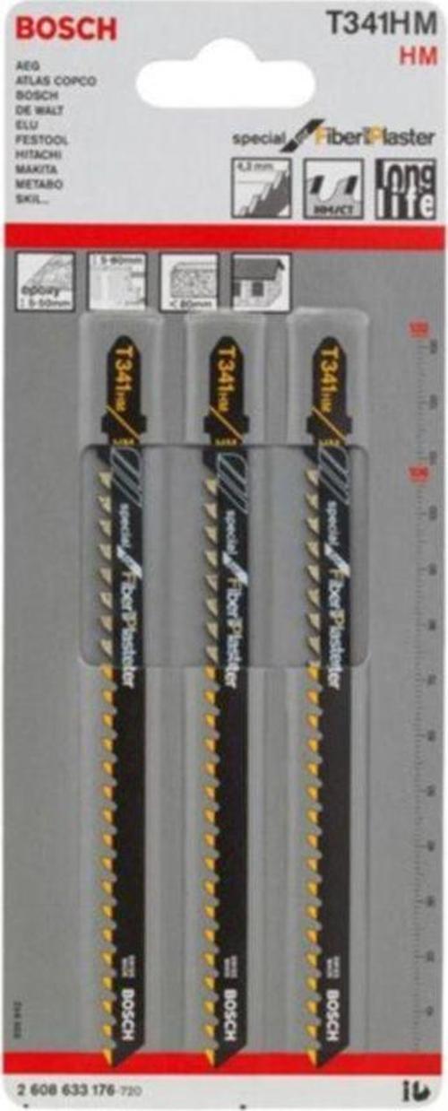 T 341 Hm Fiber/Çimentolu Malzeme Için Dekupaj Testere Ucu (1 Adet)