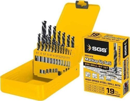 19 Parça Hss Matkap Ucu Seti