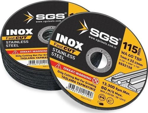 Inox Kesisci 115*1.0*22Mm 50 Li Paket