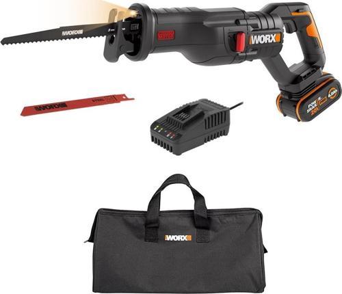 Wx516 20Volt 4.0Ah. Li-İon Kömürsüz Profesyonel Tilki Kuyruğu Testere