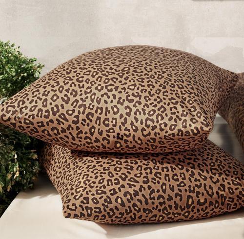 Leopar %100 Pamuk 2'li Yastık Kılıfı