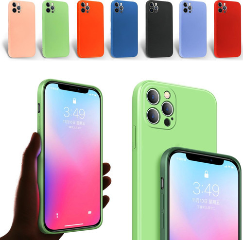 iPhone 12 Pro Kılıf Kamera Korumalı Lansman Silikon Kapak