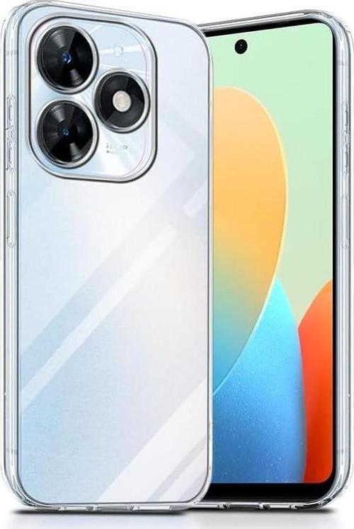 Tecno Spark Go 2024 Kılıf Kamera Korumalı Silikon Şeffaf Arka Kapak