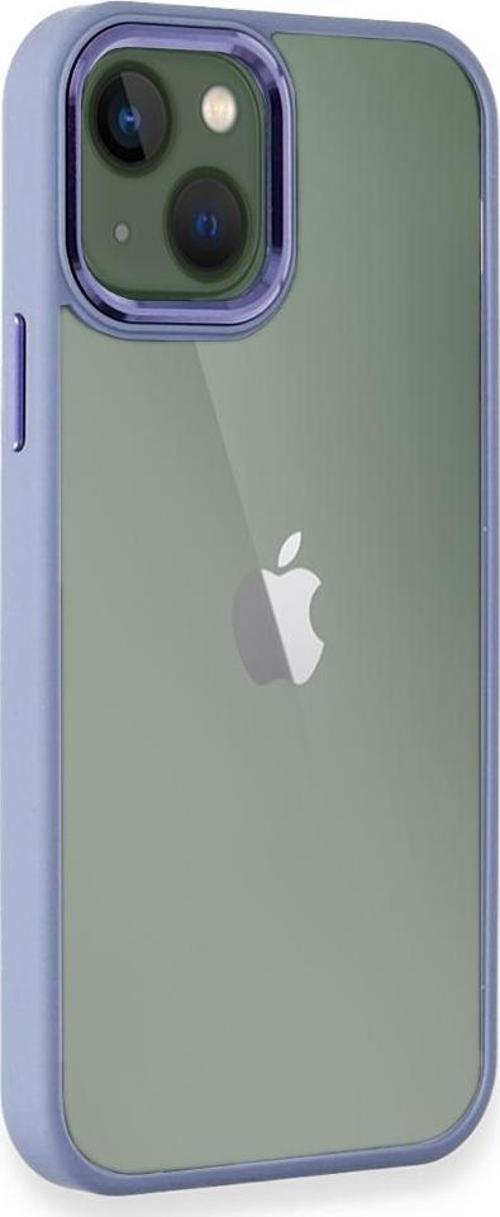 iPhone 13 Kılıf Luna Lens Kamera Çerçeveli Silikon Kapak