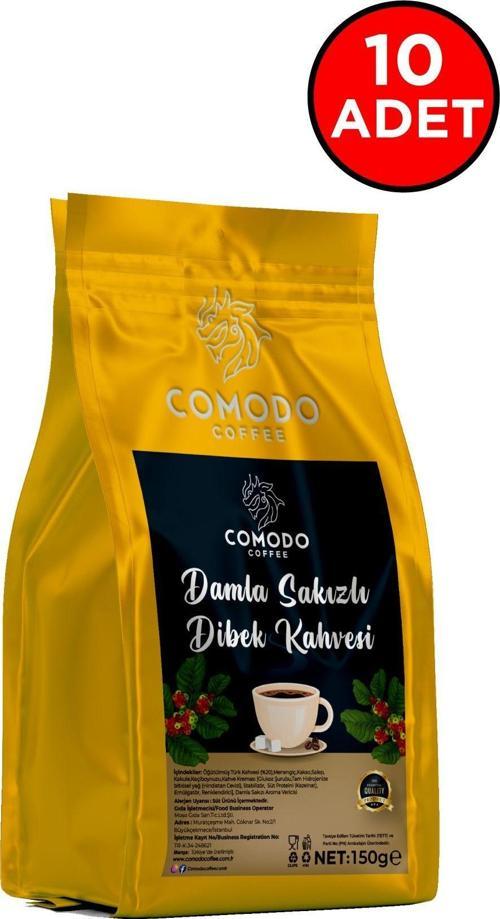 Geleneksel Damla Sakızlı Dibek Kahvesi 150G x 10 Adet