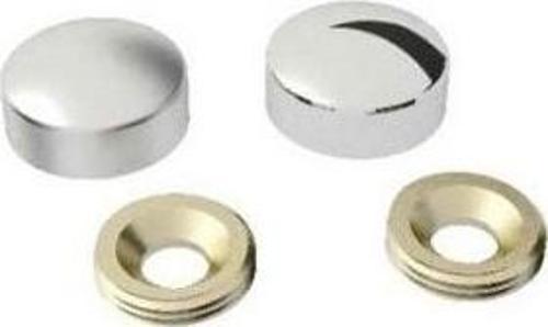 Vida Kapama Kapağı 20 mm, Krom - 10 Adet