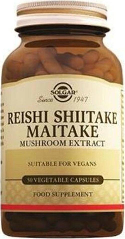 Reishi Shiitake Maitake Mushroom Extract 50 Kapsül