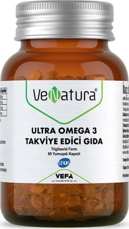 Ultra Omega 3 Takviye Edici Gıda 60 Kapsül