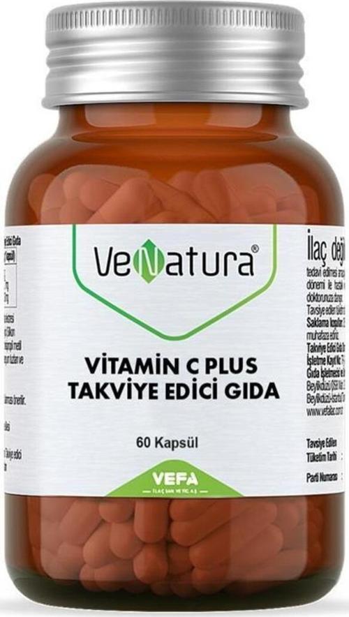 Vitamin C Plus Takviye Edici Gıda 60 Kapsül