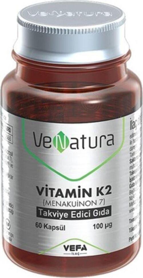 Vitamin K2 (Menakuinon 7) Takviye Edici Gıda 60 Kapsül