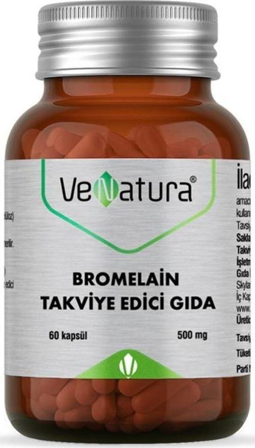 Bromelain Takviye Edici Gıda 60 Kapsül