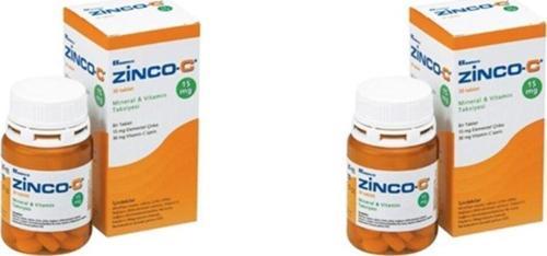 Zinco-C 15 Mg 30 Tablet 2 Kutu