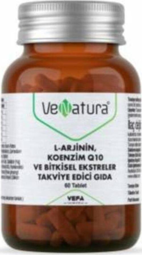 L-Arjinin Koenzim Q10 Ve Bitkisel Ekstreler 60 Kapsül