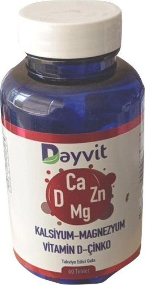 Ca Mg Zn D Kalsiyum Magnezyum Vitamin D Çinko 60 Tablet