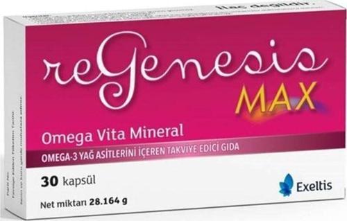 Regenesis Max Omega Vita Mineral 30 Kapsül