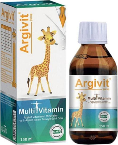 Orijinal Argivit Arjinin Ilaveli Multivitamin Surup 150 Ml