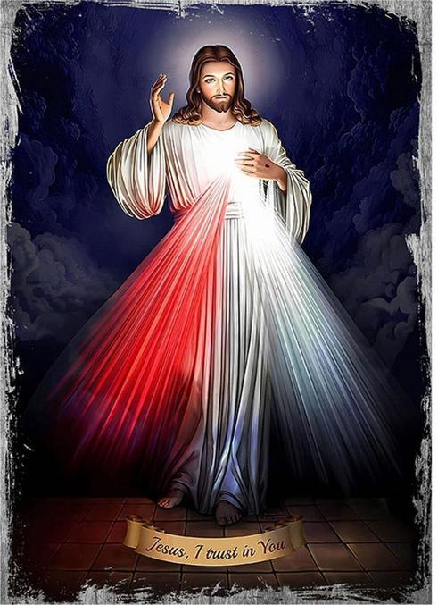 İsa Jesus Art Mdf Poster 50Cmx 70Cm