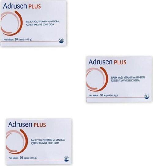 Adrusen Plus 30 Kapsül 3 Adet