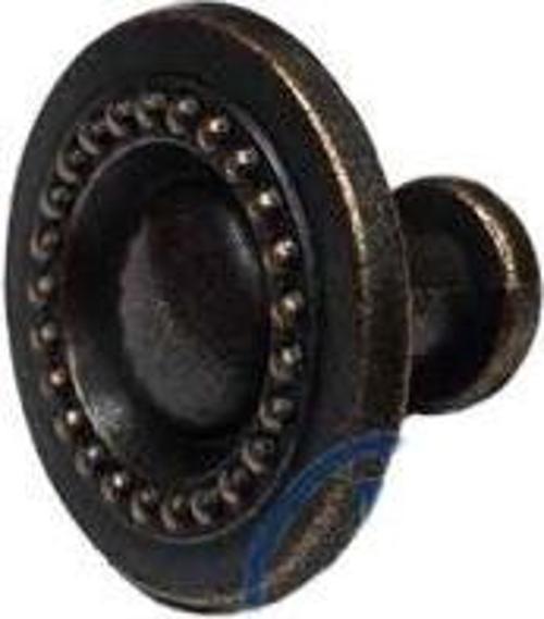 Dekoratif Zamak Düğme - 23x23mm, Eskitme, 100 Adet