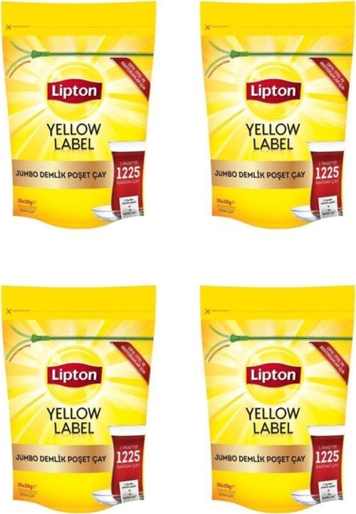Yellow Label Jumbo Demlik Poşet Çay (35X20Gr) 4'Lü
