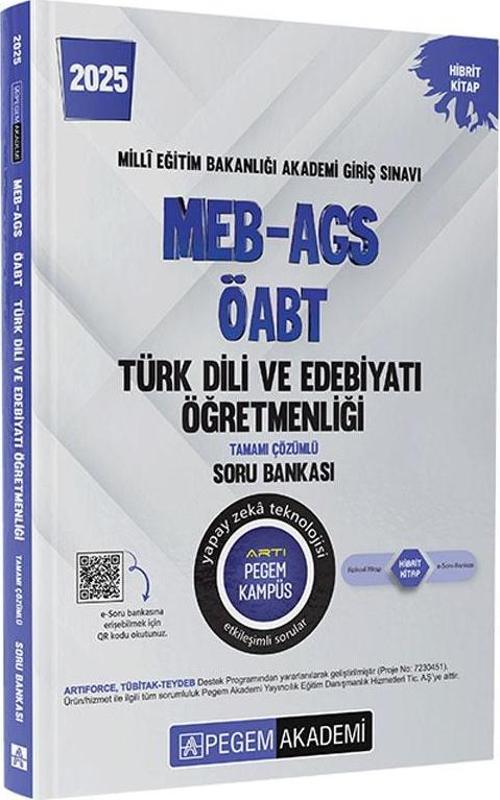 2025 MEB-AGS-ÖABT Türk Dili ve Edebiyat Tamamı Çözümlü Soru Bankası