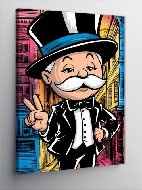 Kanvas Tablo Monopoly Adam