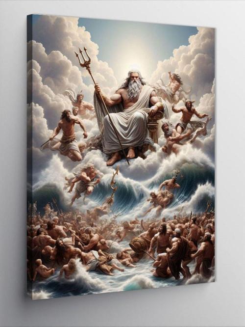 Kanvas Tablo Tanrı Zeus
