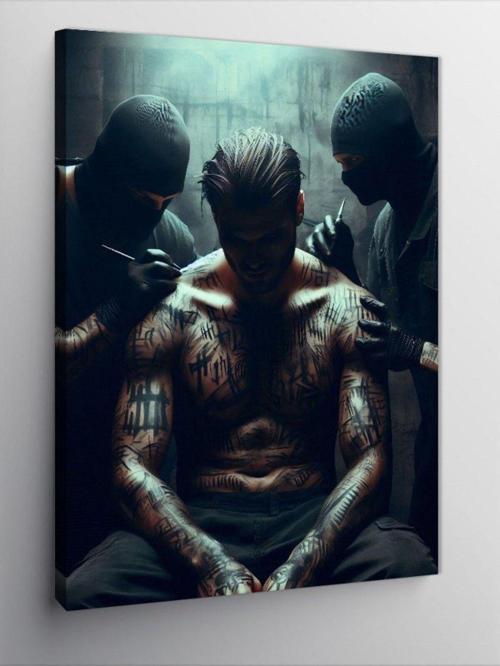 Kanvas Tablo Mafya Adamı