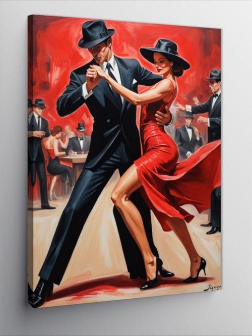 Kanvas Tablo Tango Çifti
