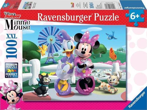 100 XXL Parçalı Disney Minnie Mouse ve Daisy Yapboz Puzzle 6 Yaş +