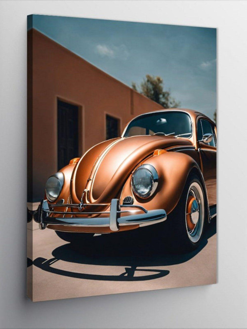 Kanvas Tablo Retro Vosvos Araba