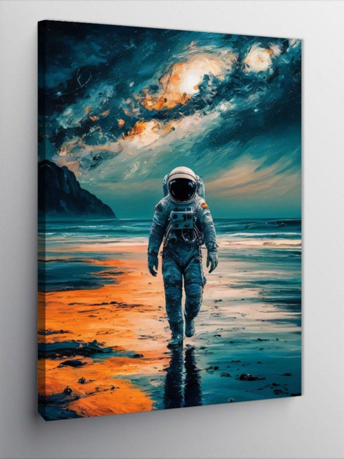 Kanvas Tablo Astronot Manzarası