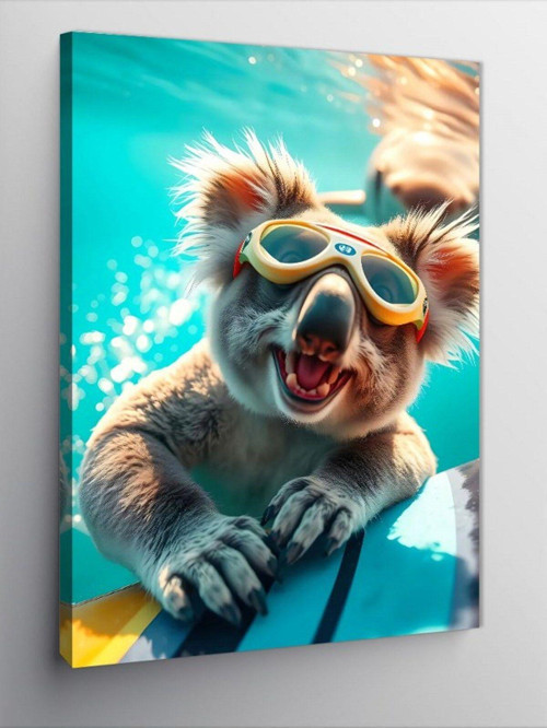 Kanvas Tablo Mutlu Koala