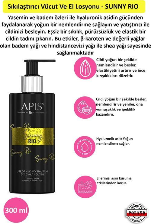 Sıkılaştırıcı Vücut Ve El Losyonu - SUNNY RIO - 300 Ml