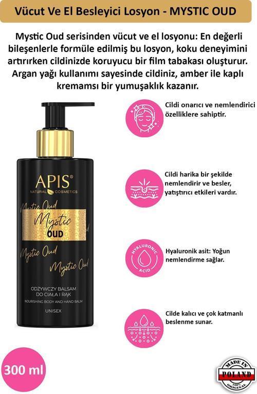 Vücut Ve El Besleyici Losyon - MYSTIC OUD  - 300 Ml