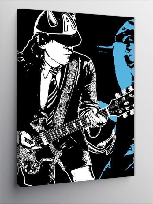 Kanvas Tablo Ac Dc Angus Young
