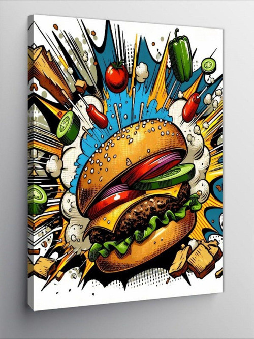 Kanvas Tablo Çılgın Burger