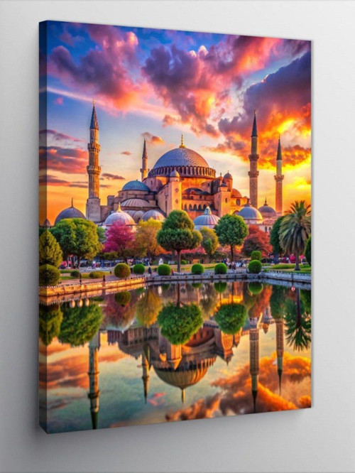 Kanvas Tablo Ayasofya Cami Manzarası