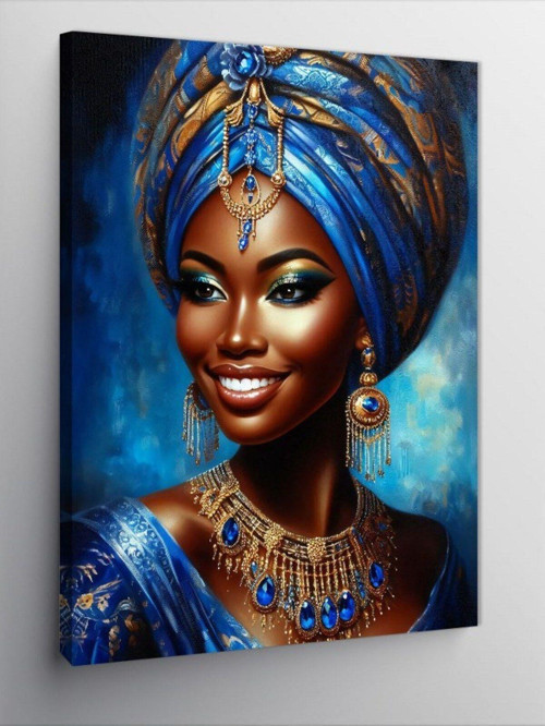 Kanvas Tablo Afrikalı Kadın