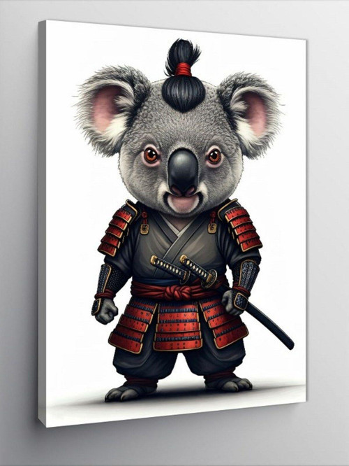 Kanvas Tablo Samuray Koala
