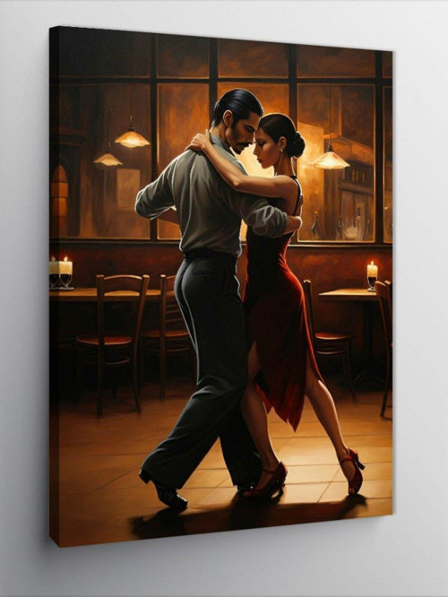 Kanvas Tablo Tango Yapan Çift
