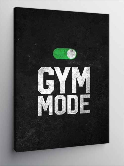 Kanvas Tablo Gym Fitness Temalı