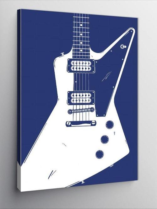 Kanvas Tablo Explorer Kasa Elektro Gitar