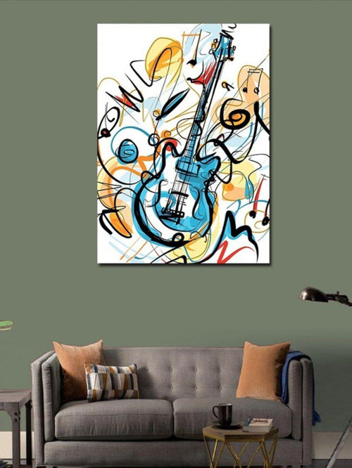 Kanvas Tablo Bas Gitar