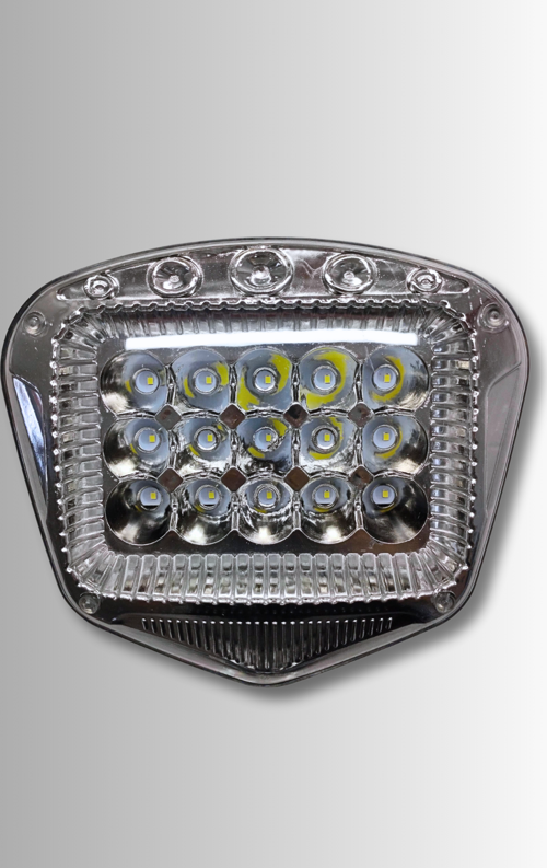 3 Tekerli E-BİKE ELEKTRİKLİ MOTOSİKLET BİSİKLET LED ÖN FAR KARE