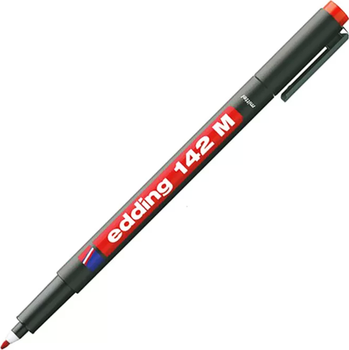 142M ASETAT KALEMİ 1mm KIRMIZI